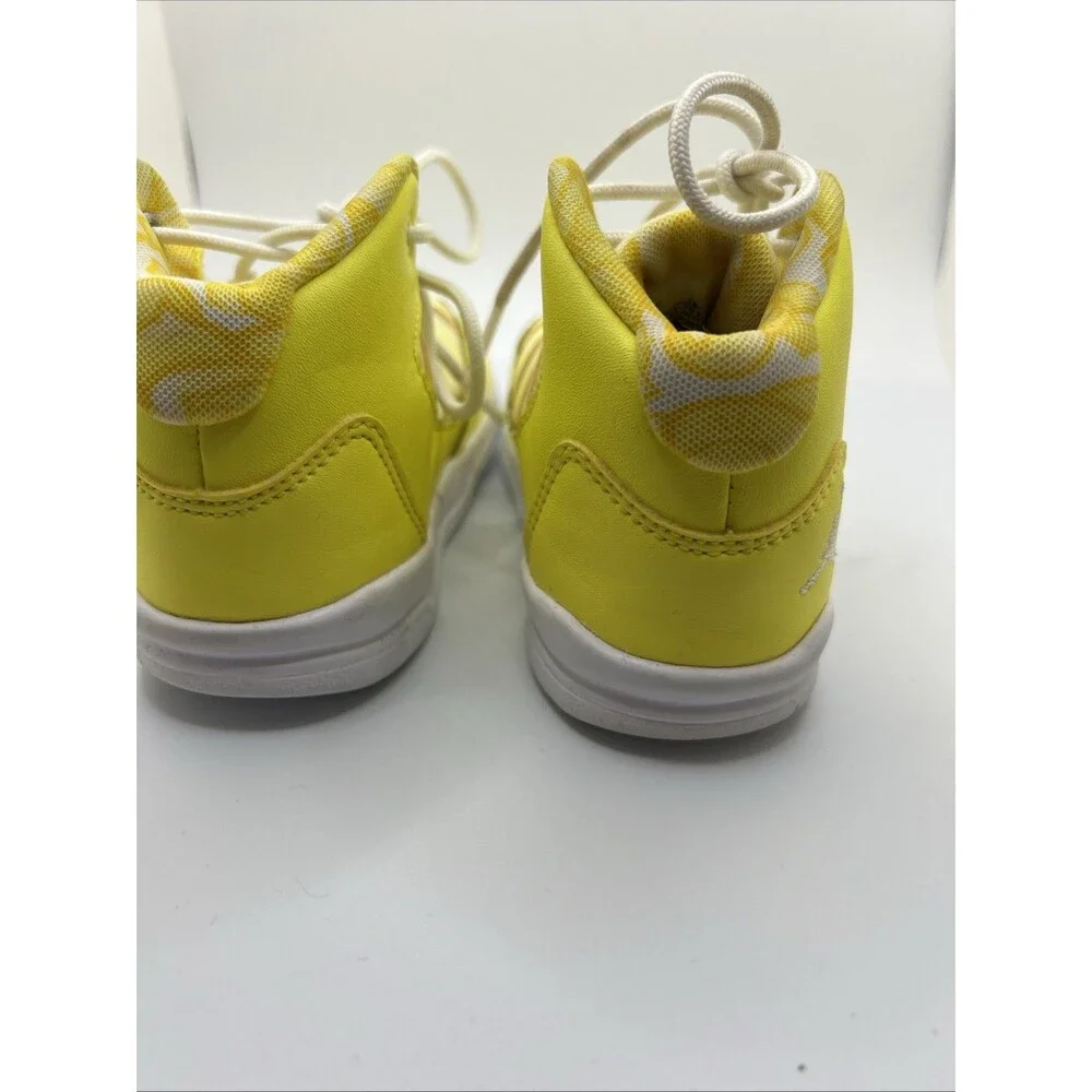 Nike Jordan Max Aura 'Dynamic Yellow' US SIZE 7C AQ9250-701 Shoes Citron EUC